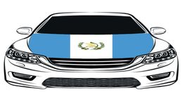 Guatemala national flag car Hood cover 33x5ft 100polyesterengine elastic fabrics can be washed car bonnet banner1045312