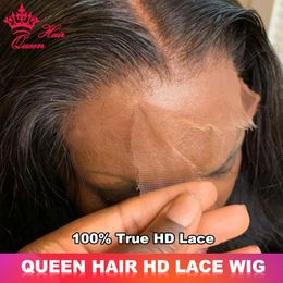 Lace Wigs Queen Hair Real HD Lace Wig Raw Human Hair 13x6 13x4 FULL Frontal 5x5 6x6 7x7 Closure HD Melt Skin Lace Wig Straight / Body Wave 231024