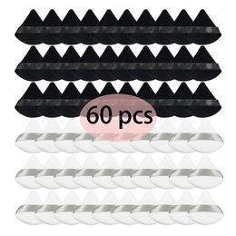 Sponges Applicators Cotton 60Pcs Triangle Powder Puff Velvet Powder Puff Pizza Flours Mini Face Makeup Sponge Cosmetics Washable Makeup Tool Wholesale 231025