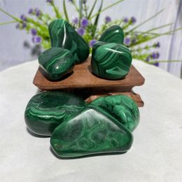 Decorative Figurines Natural Stones Green Malachite Minerals Specime Gemstones Crystals Healing Reiki Palm Aquaration Home Garden Decoration