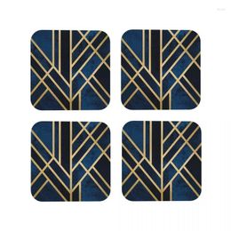 Table Mats Art Deco Design Heat Resistant Mat For Dining Decoration And Accessories Dishes Napkins Coffee