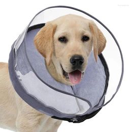 Dog Collars Recovery Collar Postoperative Inflatable Cone Pet Elizabethan With Enhanced Anti-Licking Guard