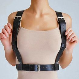 Belts 1pc Women Sexy Harness Waist Belt Harajuku O-Ring Garters Faux Leather Body Adjustable Slim Strap Clothing Accessories Corset