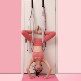 Resistance Bands Back Bending Splits Training Band Aerial Yoga Hammock Swing Wall Rope Door Handstand Strap Household Stretch Belt 231024