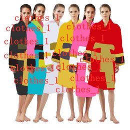 Black dressing sleepwear gowns bathrobes unisex 100% cotton night robe good quality robe luxury robe breathable elegant women clot263E