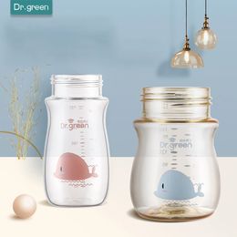 Baby Bottles# Wide Mouth Bottle Body Calibre Universal Glass Feeding Ppsu Drop Resistant for Dr Green 231025