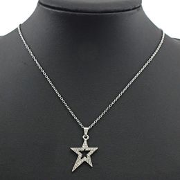 Chokers Fashion Pentagram Pendant Necklace Guardian Punk Unique Star Collarbone Chain For Women Jewelry Y2k Accessories 231025