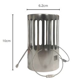 Stoves Stainless steel Chimney Cap Spark Arrester Tent Furnace Chimney Cap Ultra Light Rainproof Cap Furnace Fireproof Star Chimney Cap 231025