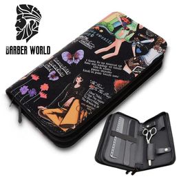 Hair Salon Haircut Scissors Bag Hairdressing Tool Storage Box Waterproof Stylist Tool Portable Pouch Professional Scissor Holster Holder 231025