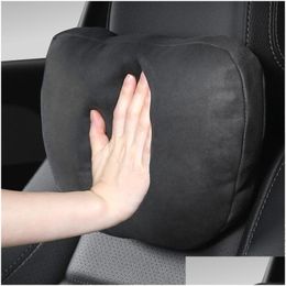 Car Headrest Pillow S Class Design Comfortable Seat Er Protector Soft Neck Pillows Cushions-Fit Drop Delivery