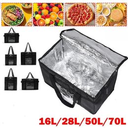 Outdoor Bags 70L Insulated Thermal Cooler Bag Insulation To Keep Cold Large Capacity Portable Lunch Bag Zip Picnic Camping Tin Foil Food Bags 231025