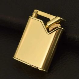 Lighters Retro Style Kerosene Lighter Cigarette Accessories Father Collection Birthday Gift Men's Gadgets