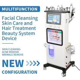 Professional Hydrogen Microdermabrasion Oxygen Jet Skin Smoothing Moisturization Deep Cleaning Facial Thinning Wrinkle Acne Remove 13 in 1 Beauty Salon