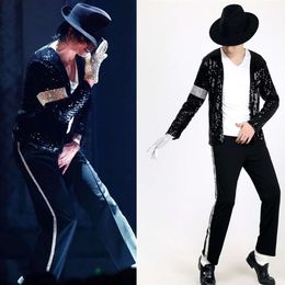cosplay MJ Suit Michael Jackson Billie Jeans Jacket Kids Party Gloves Cosplay Children Clothing Cos Sets 2021 Tshirtcosplay