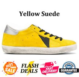 Designer Shoes Golden Women Super Star Brand Men New Release Italy Sneakers Sequin Classic White Do Old Dirty Casual Shoe Lace Up Woman Man 180