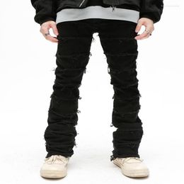 Liu Su Slimming Men Jean Fashion Hip -Hop Street Clothing Slow Travel Pants Famous Brand Designer Men Pants men clothing264q