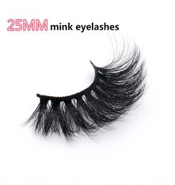 Vmae Factory Whole Sexy Cheap Makeup 3D 5D 25mm long fluffy mink eyelash Soft Natural Strips Faux False Lashes Real mink5458791