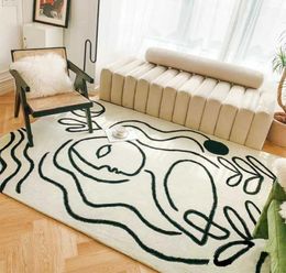 Carpets Keith Haring Messy Area Rug Floor Mat Luxury Living Room Bedroom Bedside Bay Window T2211058724981