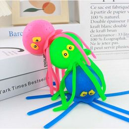 6 Colours Sponge Absorbent Octopus Baby Bath Toys Squeezing Stress Relief Toys Summer Swimming Pool Play Water Toy for Children