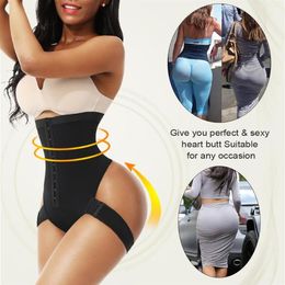 Plus Size Tummy Body Shaper Waist Trainer Panty Slimming Girdle Flat Stomach Shaping Panties Woman BuLifter Shapewear278H