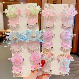 Hair Clips Baby Girl Lovely Hanfu Clip Hairpin Antiquity Traditional Headdress Handmade