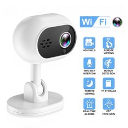 Mini Smart Camera WiFi Wireless Nanny Cam Two-Way Voice Ip Camara Home Security Protection Surveillance Cameras A4 Baby Monitor