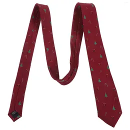 Bow Ties Mens Suit Tie Neck Receive Flowers Christmas Necktie Holiday Polyester Yarn Man