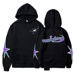 Men s Hoodies Sweatshirts Uorlex Star Graphic Print Hoodie Sweatshirt Men Women Fashion Oversized Hip Hop Street Top Harajuku Creative 231025