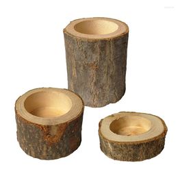 Candle Holders Wooden Tea Light For Wedding Centerpieces Halloween Table Birthday Party Valentine's Day Home Decorations