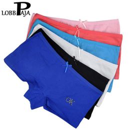 Lobbpaja Lot 6 Pcs Woman Underwear Women Cotton Panties Boxers Shorts Boyshorts Underpants Ladies Intimates Lingerie For Women SH1250o