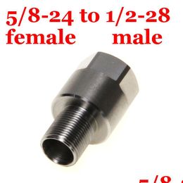 Fuel Filter Thread Adapter 5/8-24 Female To 1/2-28 Male Stainless Steel Converter Changer Ss Soent Trap For Napa 4003 Wix Drop Delive Dhpdl