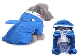 Dog Pet Raincoat Waterproof Clothes Solid Dog Clothes Rain Coat Puppy Overalls for Dogs Pets Clothing T2003282722972