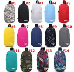 Custom Logo Shoulder Bags Chest Pack Travel Duffel Bags School Bag For Teenagers Adult Fanny Pack DHL 2694497