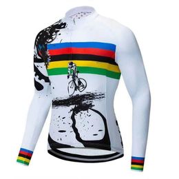 Other Sporting Goods Racing MTB Off Road Clothing Quick Drying Mountain Bike Tops Men's Long Sleeve Shirts est Design Cycling Jerseys 231024