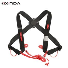 Climbing Ropes XINDA Camping Ascending Decive Shoulder Girdles Adjustable SRT Chest Safety Belt Harnesses Rock Climb Safety Protection Survival 231124