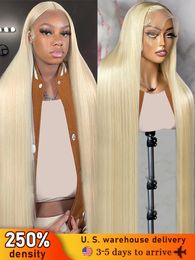 Lace Wigs 30 Inches 613 HD Lace Frontal Wig 13x4 Honey Blonde Bone Straight Lace Front Wigs Glueless Brazilian Remy Human Hair For Woman 231024