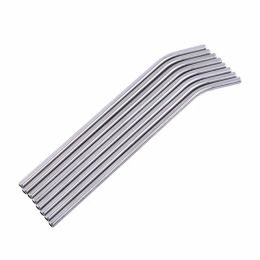 Classic Durable Stainless Steel Straight Drinking Straw Straws Metal Bar Family kitchen Diameter 6mm