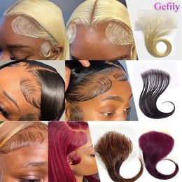 Lace Wigs Frontal Human hair HD Baby Hair Brazilian 2pcs Reusable Virgin Pre Plucked with for Women 231024