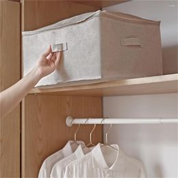 Storage Bags Bag Organiser Box Large Foldable Linen Quilt Blanket Zipper