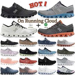 Облако на обуви Runnings Cloud X Shoes Federer Мужчины Женщины CushON женские облака кроссовки Workout Cross Training Shoe черный белый Aloe Легкий вес