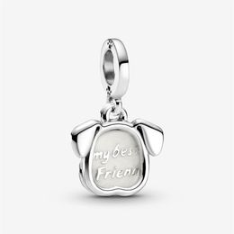 100% 925 Sterling Silver My Pet Dog Dangle Charm Fit Original European Charm Bracelet Fashion Women Wedding Engagement Jewellery Acc185m