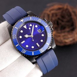luxury men watch 40MM designer mens watches automatic business sapphire wristwatch mechanical sapphire glass waterproof watches rubber strap diver l5