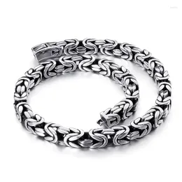 Chains European And American Men's Creative Woven Titanium Steel Bracelet Stainless Domineering Personality Trend Necklace