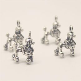 15pcs--22X17mm Antique silver tone Poodles charms pendant320I