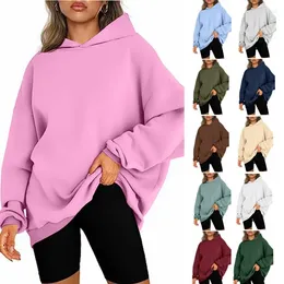 Women's Hoodies 2023 Winter Hooded Pullover Extra Large Loose Casual Plush Fashion Sweater Warm Clothing Student Wear Gifts