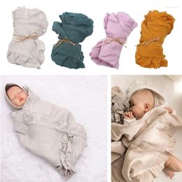 Blankets Baby Receiving Blanket Born Soft Cotton Swaddle Wrap Bath Towel Infant Stroller Cover Bedding 85x65cm G99C