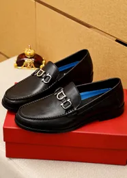 Mens Dress Shoes Classic Style Genuine Leather Wedding Party Flats Male Brand Business Casual Fashion Loafers Size 38-45
