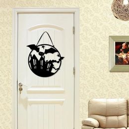 Garden Decorations Halloween Hanging Decoration Nonwoven Haunted House Bat Door Decor Supplies For Home Party Arbours