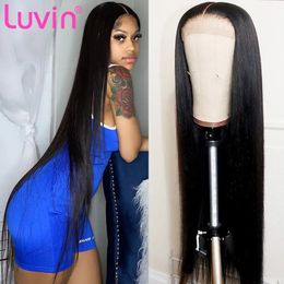 Lace Wigs 30 40 Inch Brazilian 250% 13x6 Straight Transparent Lace Frontat Wigs 13X4 Front Human Hair 5X5 Ready To Wear Go Glueless Wig 231024