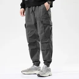 Men's Tracksuits Elmsk Trendy Designer Leggings Japanese Brand Loose Fitting Workwear Pants Cotton Simple And Fashionable F